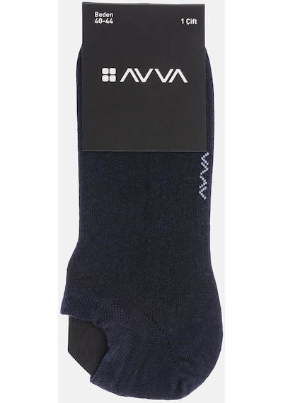 Avva Erkek Lacivert Sneaker Çorap B008553 Lacivert