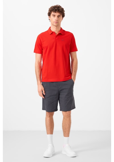 Tommylife Gri Standart Fit Dokuma Hafif Esnek Chino Erkek Şort - 81292 Gri