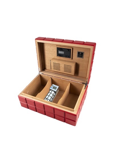 Humidor 125's Colibri Heritage Cigarspa Elk.nemlendiricili Puro Kutusu Kırmızı
