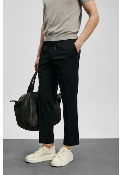 Lufian Sımon Jogger Pantolon Slim Fit Siyah Siyah 111190356100100 Siyah
