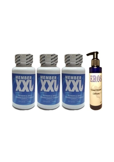 Süper Member Xxl Erkeklere Özel 60lı 3 Adet Eros Natural Personal Lubricant 125ml Lubricant Jel