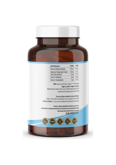 Ncs Calcium Magnesium Çinko D&K Kalsiyum 120 Tablet Magnezyum