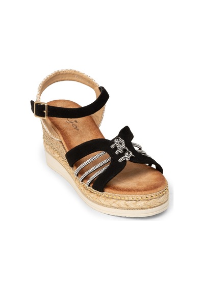 Deery Kadın Siyah Wedge Sandalet - 26231zsyhc01