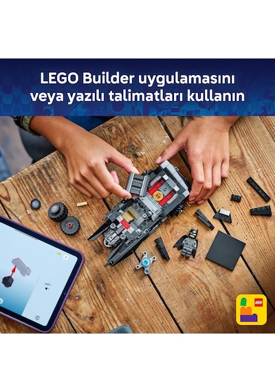 LEGO® DC Batman™: Batman™ Batmobile™ 76332 – 9 Yaş Üzeri Çocuklar için Minifigür İçeren Yaratıcı Oyuncak Yapım Seti (330 Parça)
