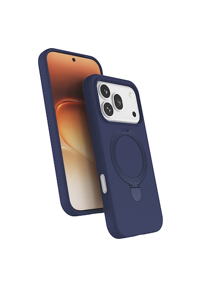 Maks Technology Honor 600 Pro 5g Kılıf M-safe Şarj Özellikli Standlı Mkst Samara Kılıf - Siyah