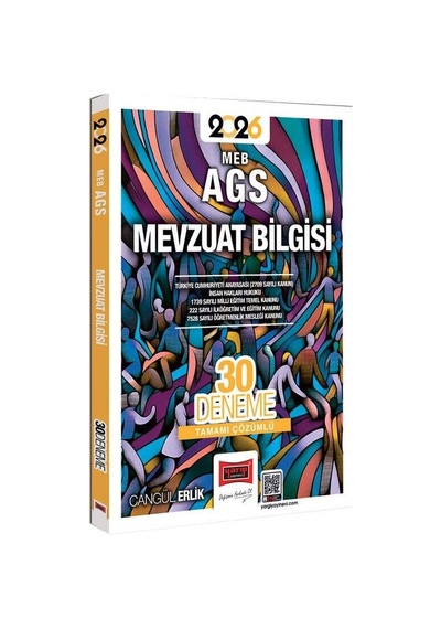 Yargı 2026 Meb-ags Mevzuat Bilgisi 30 Deneme Çözümlü - Cangül Erlik Yargı Yayınları