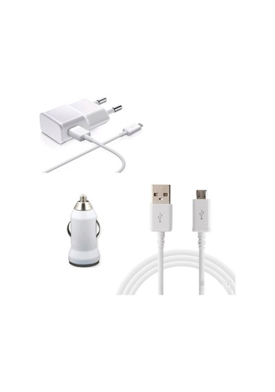 Androit Ve Araç Çakmaklık Usb 3 In 1 Takım Şarj Başlık