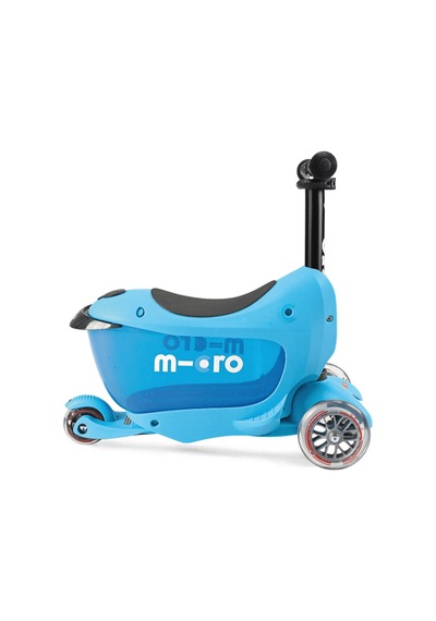 Micro Micro Mini2go Deluxe Plus 3 Tekerlekli Scooter Blue