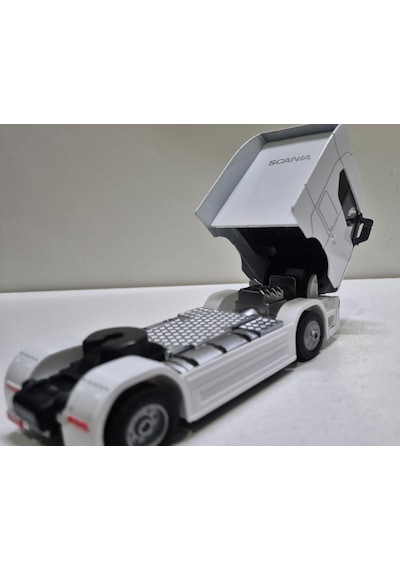 Diecast Model Araç 12 Cm Scania V8 R730 Metal Çekici Oyuncak Tır
