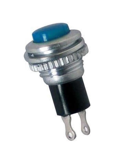 Robotistan Ic179 Metal Renkli Yaylı Buton - Mavi