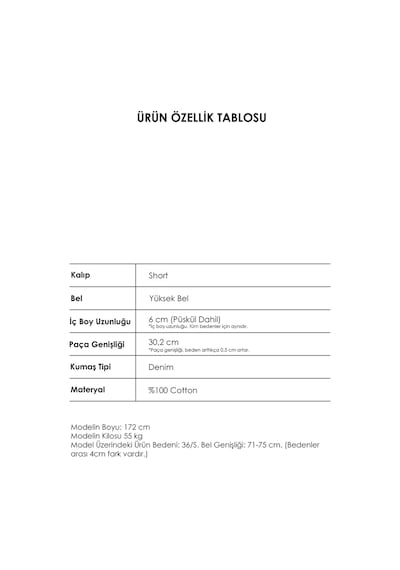 Itsbasic Kadın Snow Kot Rengi Luna Paça Püsküllü Mini Denim Şort