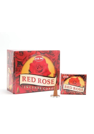 Zenvia Red Rose Aromalı Konik Tütsü Znv2026