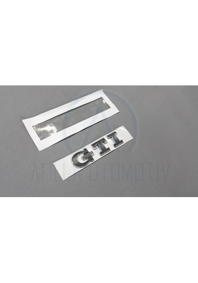 VOLKSWAGEN BORA 1999-2005 GTİ BAGAJ YAZISI KROM