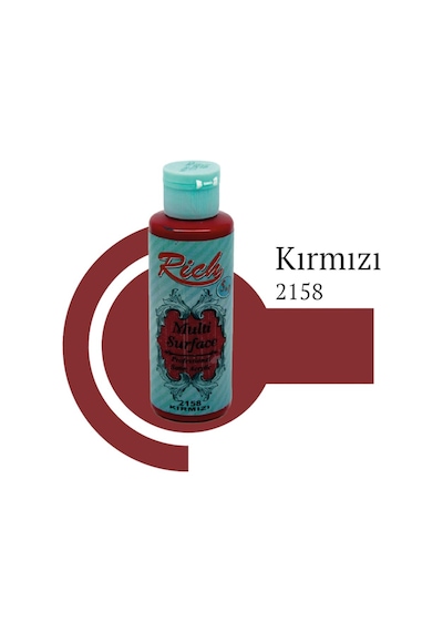 Rich Multisurface 120 Cc Akrilik Boya Kırmızı