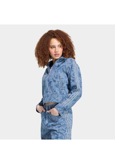 Adidas Liberty London Firebird Kadın Mavi Jean Ceket Kr6674