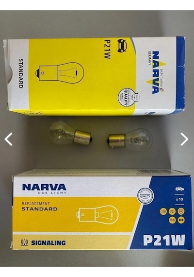 Narva 12v 93 P21w Stop Sinyal Ampulü Tek Duy 10 Adet 17635 Diğer
