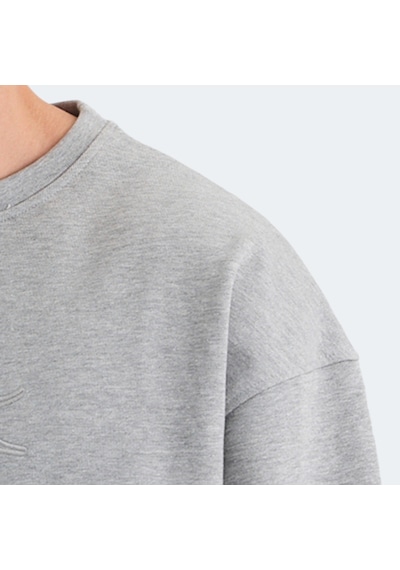 Slazenger VADIK Oversize Erkek  Gri Sweatshirt