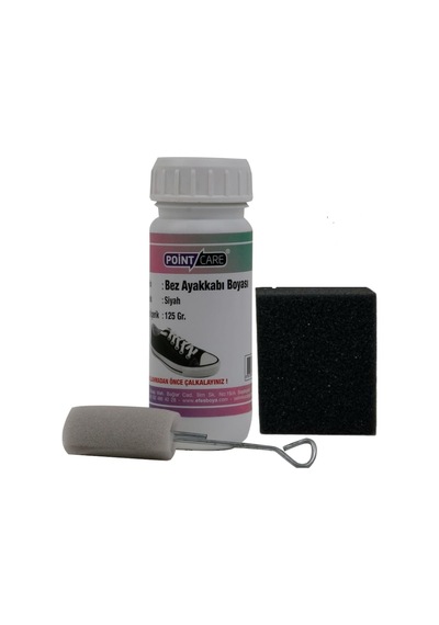 Point Care Siyah Kumaş Ve Bez Ayakkabı Boyası 125 Gr. (548458759) Siyah