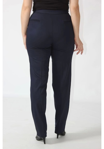 Moda Berray 2555 Gizli Cep Modeline Sahip Büyük Beden Pantolon Lacivert Lacivert