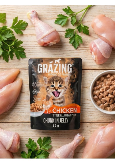 Premium Yavru Kedi Yaş Maması Tavuklu 85 Gr X 24 Adet Gelişim Sağlar