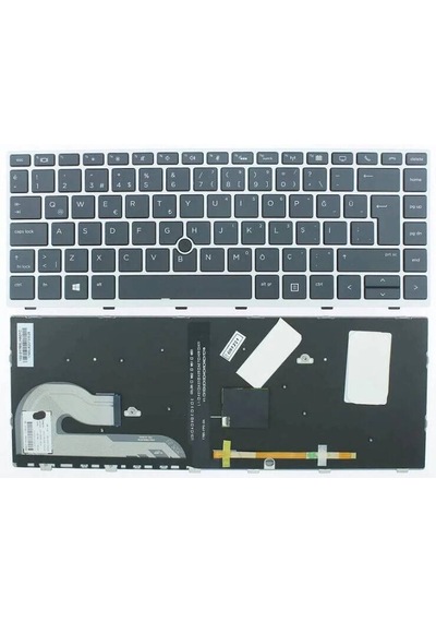Hp EliteBook L09813-141 Uyumlu Notebook Klavyesi - Siyah - TR
