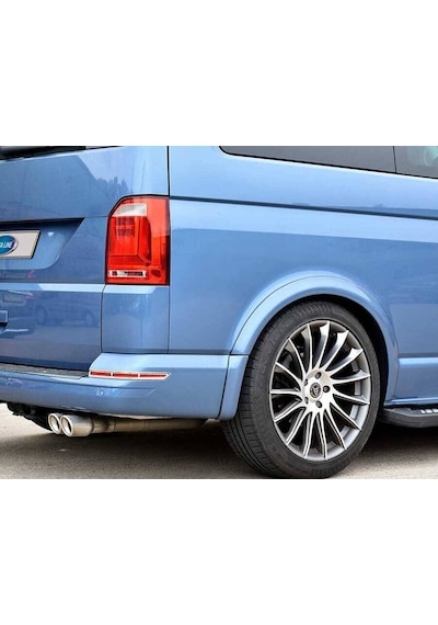 Vw T6 Transporter Krom Arka Reflektör Çerçevesi Tek Kapı 2 Parça