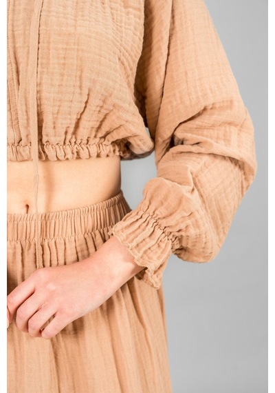 Reglan Kol Crop Camel