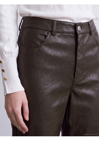 Lcw Vision Bordo Regular Fit Kadın Pantolon