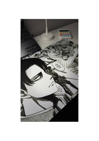 Levi Ackerman Anime V5 - 90x40 Xxl Gaming Kauçuk Kaymaz Taban Mouse Pad Fare Altlığı