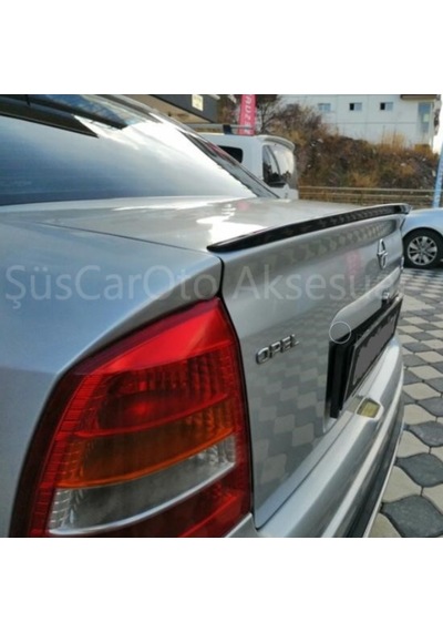 ŞüsCarOto Opel Astra G 1998-2004 Bagaj Üstü Spoiler Bagaj Çıtası Piano Black Parlak Siyah (00)