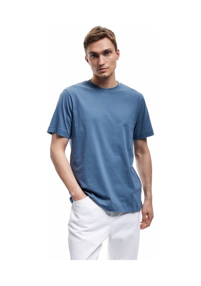 Koton Bisiklet Yaka Pamuklu Regular Fit Kısa Kollu Basic Tişört Mavi 5sam10116hk Mavi Koton Bisiklet Yaka Pamuklu Regular Fit Kısa Kollu Basic Tişört Mavi 5sam10116hk Mavi