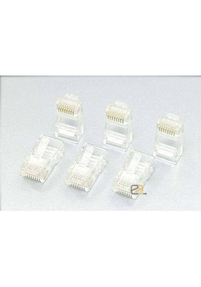 Rj45 Uç 8 Pin Rj 45 Jak Ethernet Için Adsl Fişi