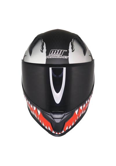 Mts M-910 Starline Güneş Vizörlü Kask Mat Siyah Kırmızı
