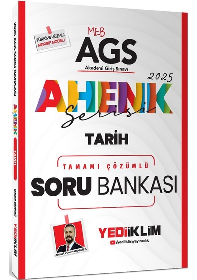 Yediiklim Yayınları 2025 Meb Ags Ahenk Serisi Tarih Tamamı Çözümlü Soru Bankası