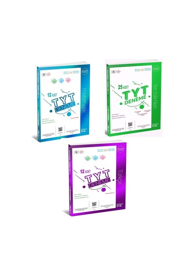 Üçdörtbeş Yayınları Tyt Matematik Fen Türkçe Deneme Set