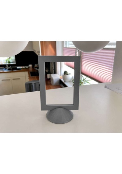 3d Baskı Modern Fotoğraf Çerçevesi - Masaüstü Ve Raf Üstü Dekoratif Resimlik-gri Diğer
