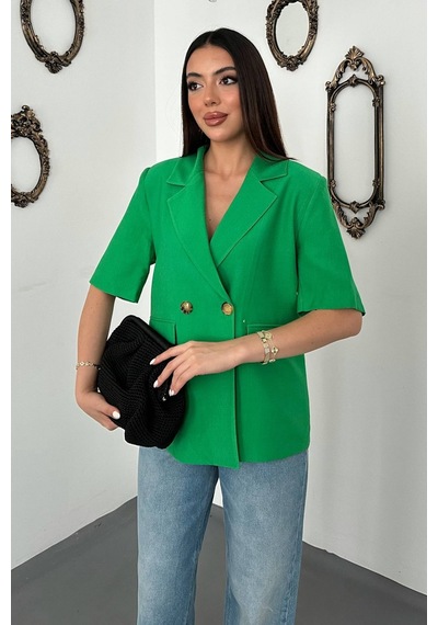 Alemdarshop Benetton 2 Düğmeli Kısakol Ceket