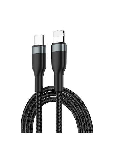 Wiwu Wi-c017 Concise Serisi Type-c To Lightning Pd Data Şarj Kablo 30w 2 Metre Siyah