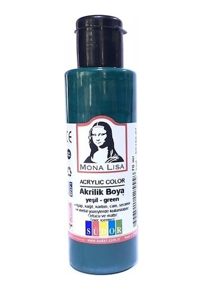 Südor Monalisa Akrilik Boya 6x70 Ml Şışe Ana Renkler / Sd1006 Çok Renkli
