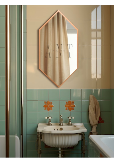 Duvar Aynası, Konsol Aynası, Holl Aynası, Dekoratif Ayna Bronz