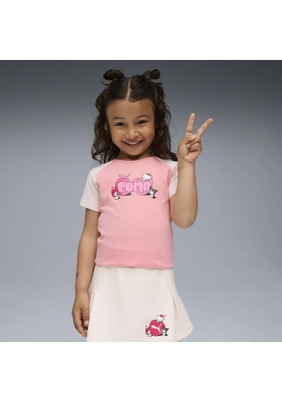 Puma X Hk&fr Slim Tee Pembe Kız Çocuk T-shirt