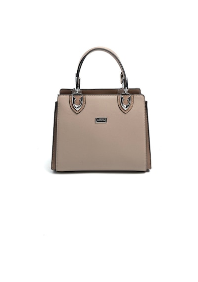 Silver Polo Sp1133 Kadın El Çantası Düz Koyu Bej-latte