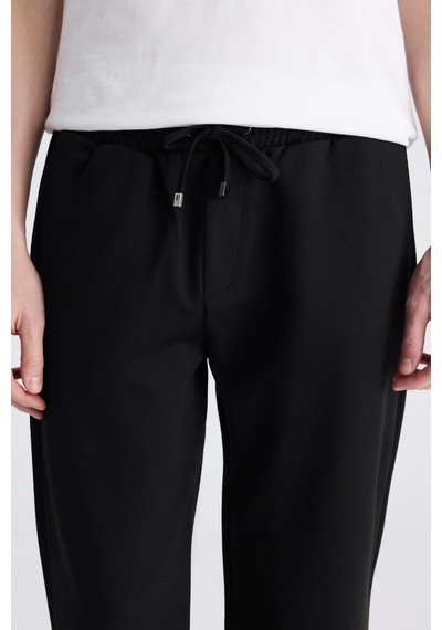 D's Damat Ds Damat Regular Fit Siyah Balıksırtı Pamuklu Jogger Pantolon 4hc0300130022 001