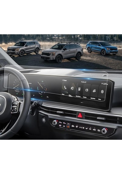 Kia Sorento Uyumlu 2024 2025 2026 Model Büyük Bilgi Ekranı 9h Nano Ekran Koruyucu