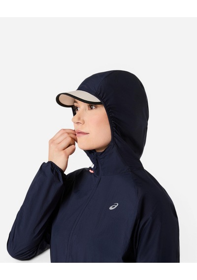Asics Road Packable Jacket Kadın Lacivert Ceket 2012d076-400