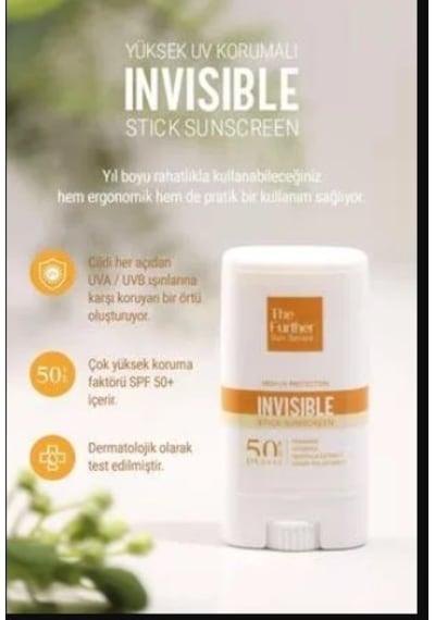 The Further Stick Güneş Kremi SPF50+ 50 ML