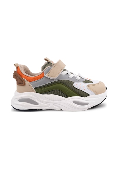 Cool Evo-toti Sneaker Ortopedik Taban Unisex Çocuk Spor Ayakkabı Haki