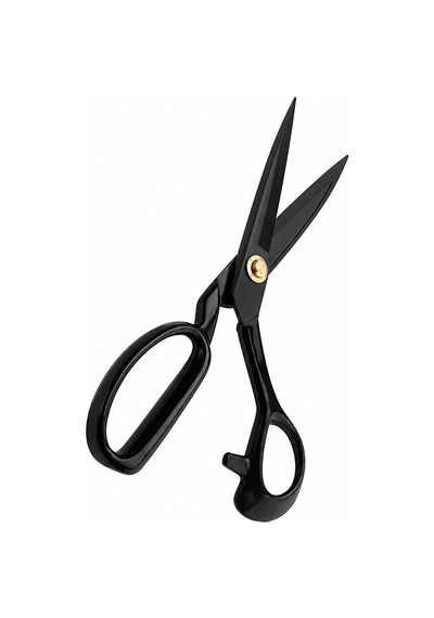 Profesyonel Terzi Makası, Ergonomik 4 Parmak Sap, Yüksek Mangan Çelik, Kumaş Makası, Ultra Keskin, Hassas Kesim, Darbeye Dayanıklı, Üst Kalite, Kaplamalı Dikiş Makası 10"