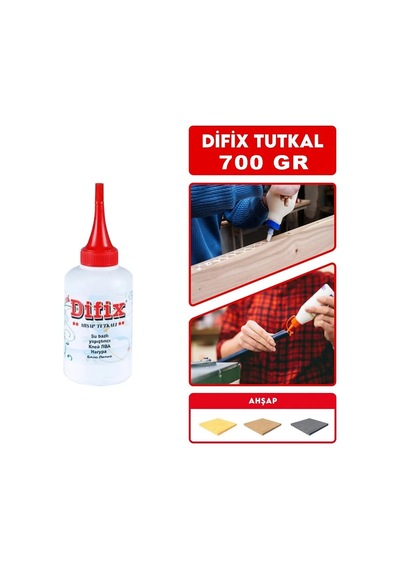 Difix Su Bazlı Ahşap Tutkalı Belirtilmemis