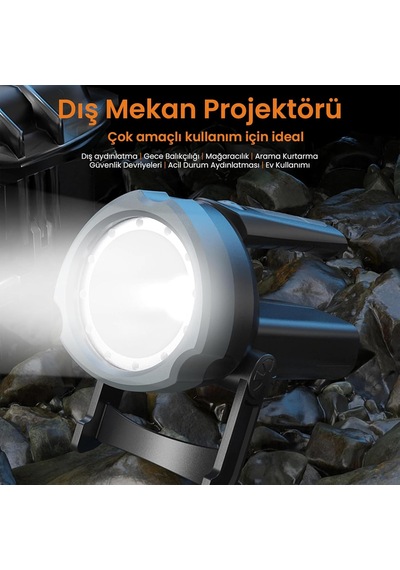 Philips Sfl3101/93 800 Lümen Şarj Edilebilir Kamp, Dağcılık, Dış Çok Renkli